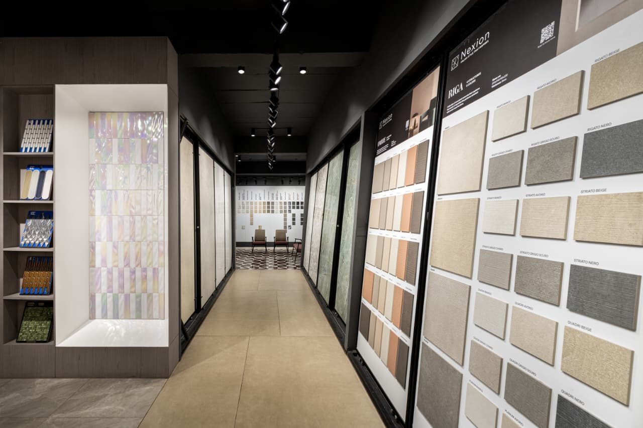 Large-format tiles and porcelain slabs on display at IDC, Mohali